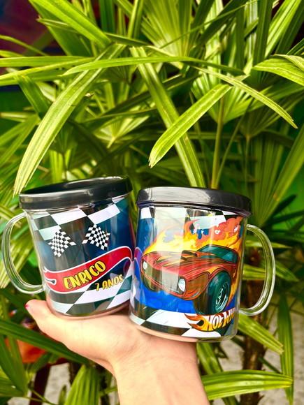 Caneca Acrilica Rosqueável - Lembrancinha Infantil
