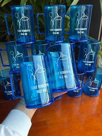 Caneca de Chopp em Acrílico 500 ml - Caneca Personalizada