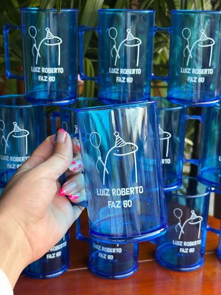 Caneca de Chopp em Acrílico 500 ml - Caneca Personalizada