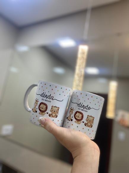 Caneca de Porcelana para Dindos