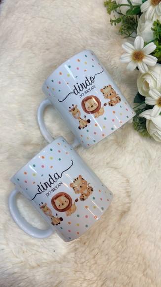 Caneca de Porcelana para Dindos