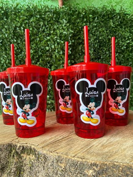 Copo Twister Personalizado -minnie e Mickey 500ml