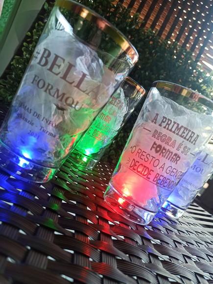 Copos com Led 500 ml para Formatura
