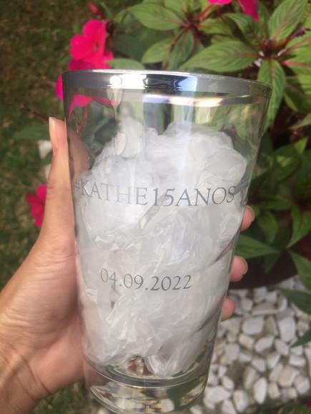 Copos com Led 500 ml Personalizado em Prata