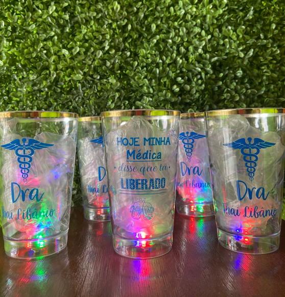 Copos com Led para Formatura - Personalizado
