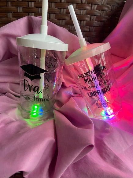 Copos Twister com Led para Formatura - Personalizado