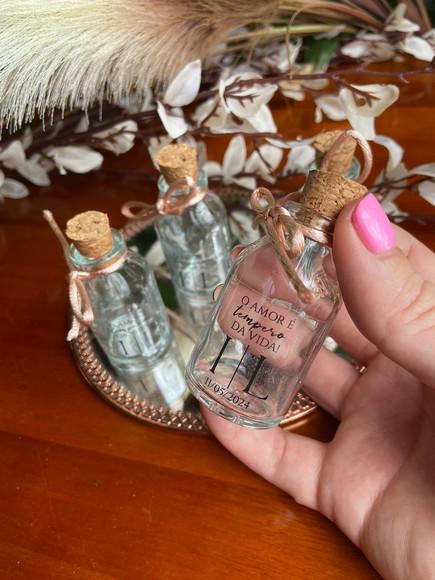 Garrafinhas de Vidro Personalizada