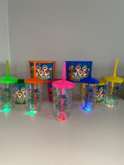 Kit Cineminha Baldinho + com Copo Led