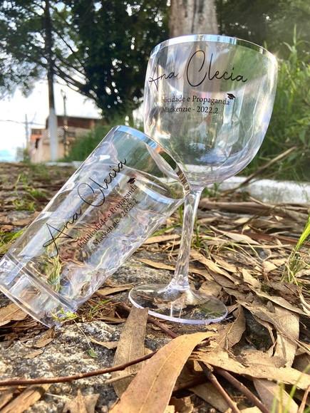 Kit Copo e Taça Personalizado Formatura