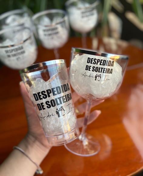 Kit Copos e Taças para Despedida de Solteira