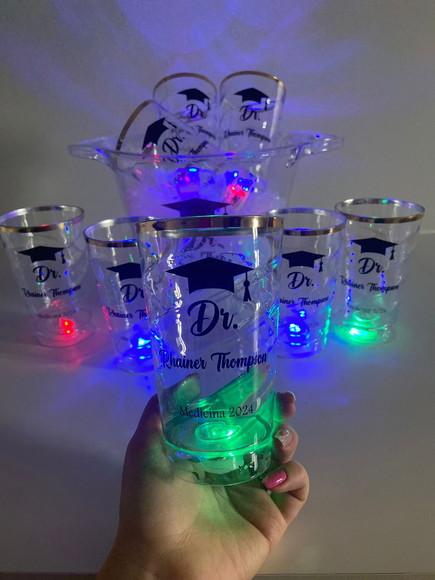 Kit de 30 Copos Led + Balde Personalizado
