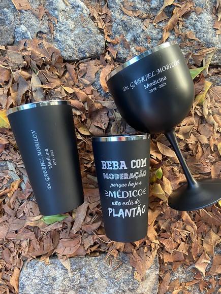 Kit Copo e Taça Personalizado Formatura