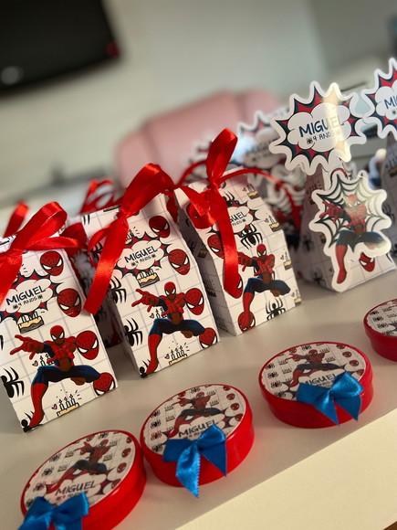 Kit Lembrancinhas Homem Aranha - 50 Itens Personalizado