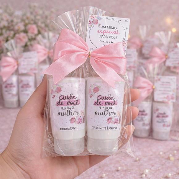 Kit para o Dia da Mulher - Sabonete Liquido e Hidratante