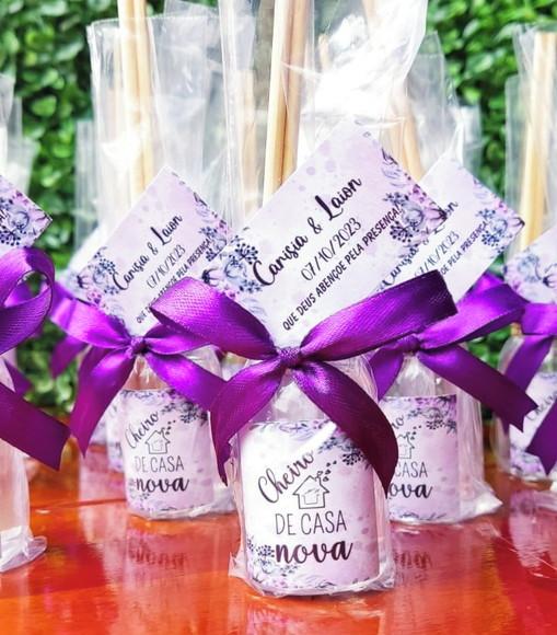 Lembrancinha Aromatizador de Ambiente- Chá de Casa Nova