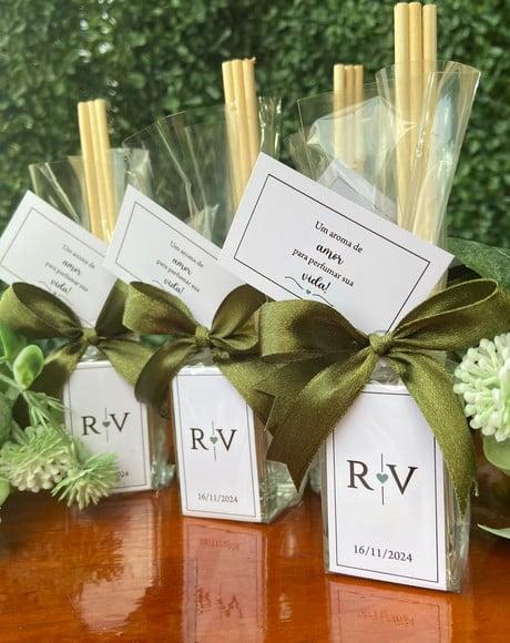 Lembrancinha Casamento Aromatizador - Vidro 30 ml