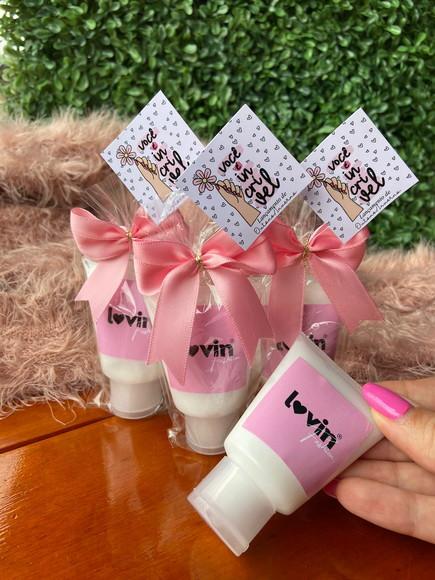 Lembrancinha para o Dia da Mulher- Mini Creme Hidratante