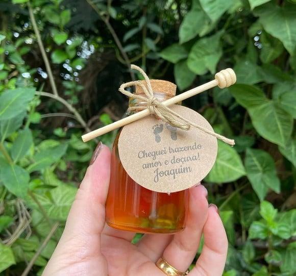 Potinho para Mel 60 ml com Pega Mel