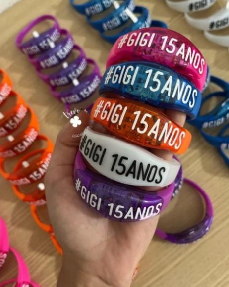 Pulseira com Led Personalizada