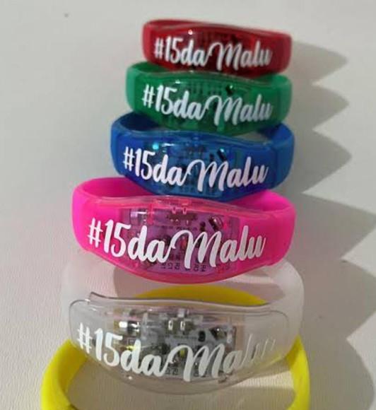 Pulseira com Led Personalizada