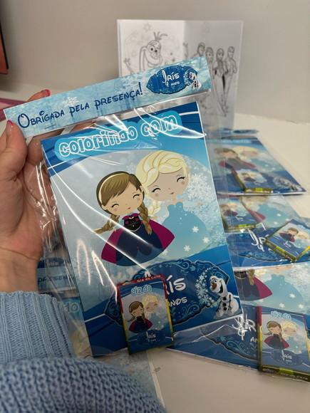 Revistinha para Colorir Frozen