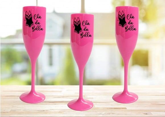 Taça Espumante para Chá de Lingerie
