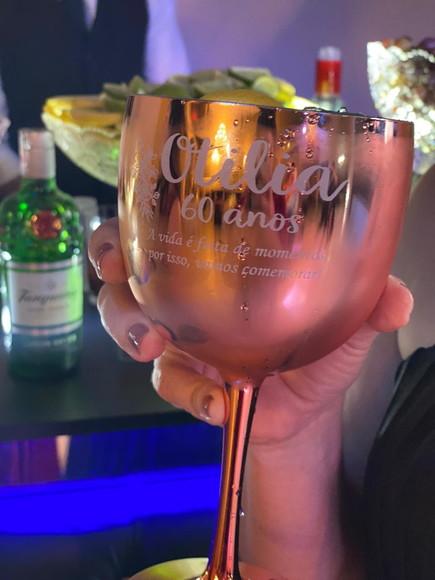 Taça Gin Metalizada