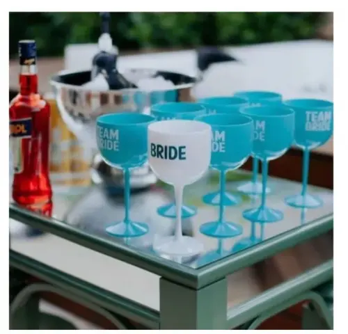25 Taças Team Bride + 1 Taça Gin Bride