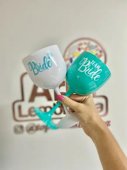 21 Taças Team Bride + 1 Taça Gin Bride