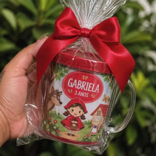 30 Canecas Acrilica Rosqueável - Lembrancinha Infantil