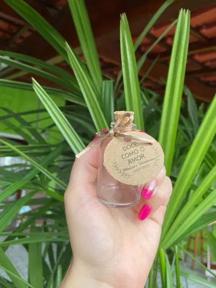 30 Garrafinhas de Vidro 30 ml - Lembrancinha para Casamento