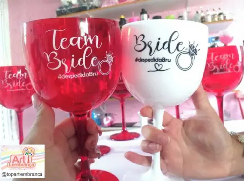 30 Taças Team Bride + 1 Taça Bride