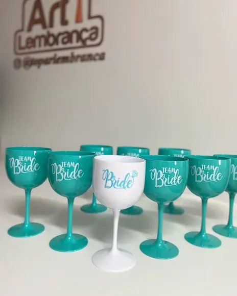 30 Taças Team Bride + 1 Taça Gin Bride