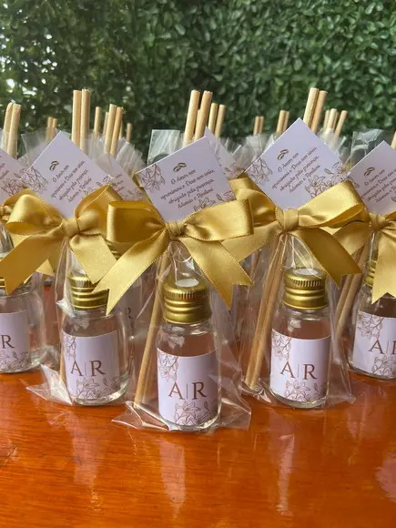 50 Lembrancinhas Aromatizador de Ambiente - Casamento