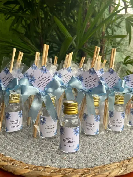 50 Lembrancinhas Aromatizador de Ambiente - Casamento