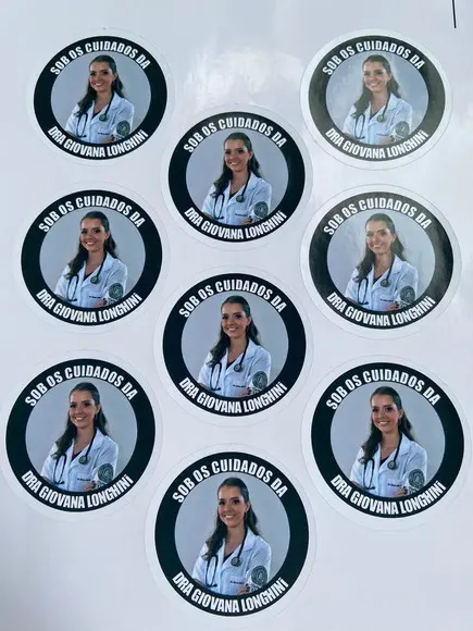 60 Adesivos 6x6 para Formatura