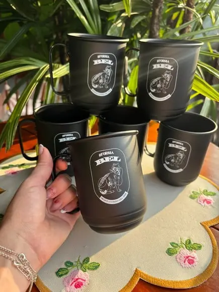 80 Copos Alumínio 500 ml - Personalizado