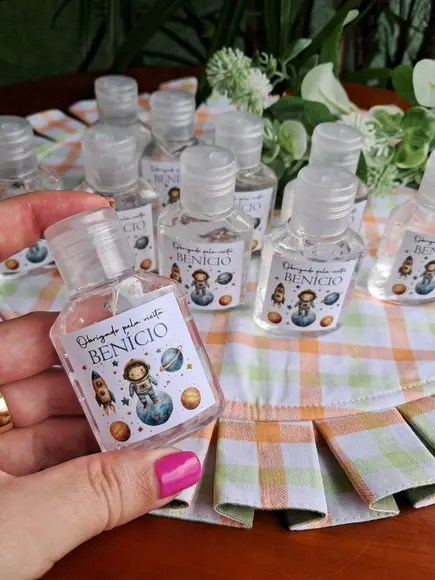 Alcool em Gel Personalizado- Lembrancinha Maternidade