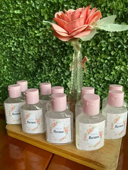 Alcool em Gel Personalizado- Lembrancinha Maternidade
