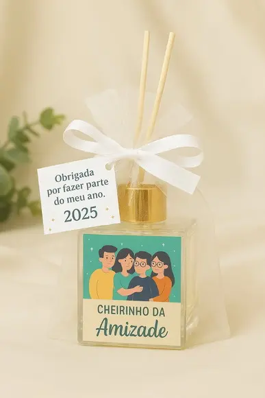 Aromatizador 100 ml - Aromatizador Cubo- Lembrancinha Luxo