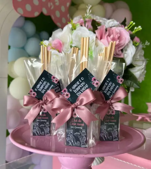 Aromatizador de Ambiente - Lembrancinha Chá de Casa Nova