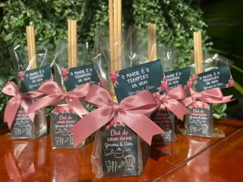 Aromatizador de Ambiente - Lembrancinha Chá de Casa Nova