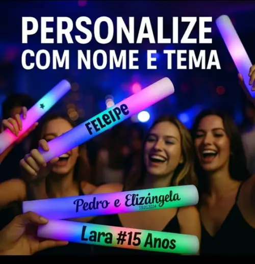 Bastão de Led Personalizado para Formatura