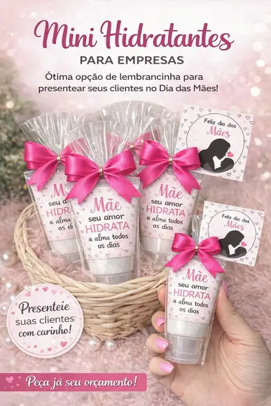 Bisnaga com Creme Hidratante - Mimo Dia das Mâes