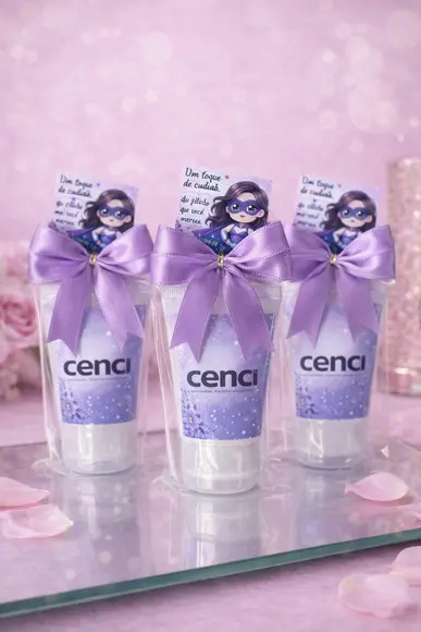 Bisnaga com Creme Hidratante - Lembrancinha Dia da Mulher
