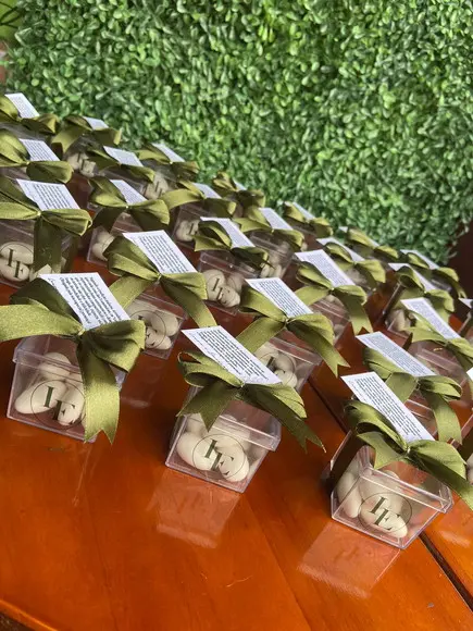 Caixinha com Amêndoas - Lembrancinha para Casamento