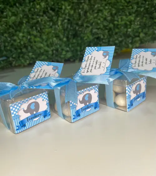 Caixinha com Amêndoas - Lembrancinha para Casamento