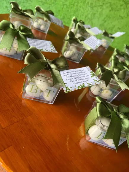 Caixinha com Amêndoas - Lembrancinha para Casamento