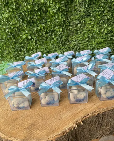 Caixinha com Amêndoas - Lembrancinha para Casamento