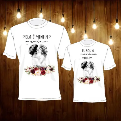camiseta mãe e filho(a)